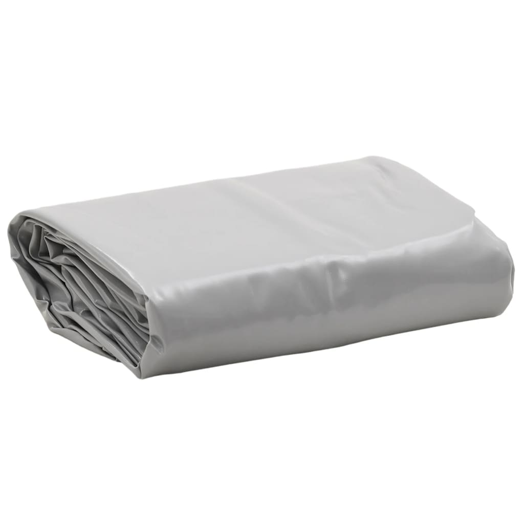 Bâche Vidaxl 650 g m² ø 3 m gris