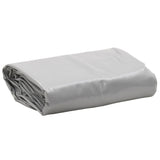 Bâche Vidaxl 650 g m² ø 4 m gris
