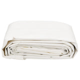 Bâche Vidaxl 650 g m² ø 2,4 m blanc
