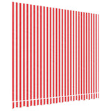 VidaXL Replacement cloth for Luifel striped 3x2.5 m red and white