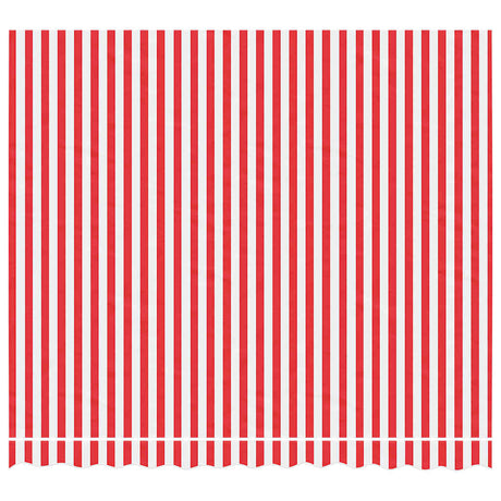 Vidaxx toile de remplacement pour auvent rayé 3x2,5 m rouge et blanc
