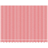 Panno sostitutivo Vidaxl per Luifel Striped 3,5x2,5 m rosso e bianco