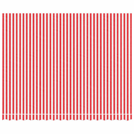 VidaXL toile de remplacement pour auvent rayé 4x3 m rouge et blanc