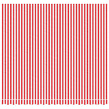 Vidaxx toile de remplacement pour auvent rayé 4x3,5 m rouge et blanc