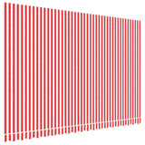Vidaxx toile de remplacement pour auvent rayé 4,5x3 m rouge et blanc
