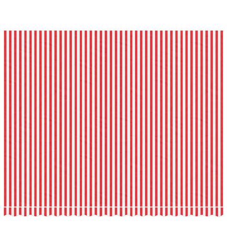 Vidaxx toile de remplacement pour auvent rayé 4,5x3,5 m rouge et blanc