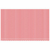 VidaXL toile de remplacement pour auvent rayé 5x3 m rouge et blanc