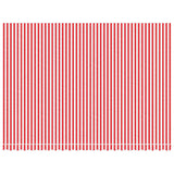 Vidaxx toile de remplacement pour auvent rayé 5x3,5 m rouge et blanc