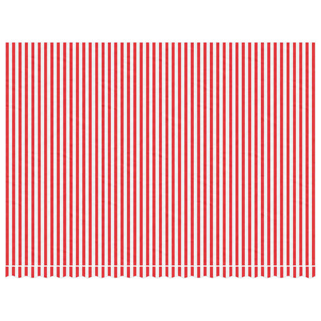 Vidaxx toile de remplacement pour auvent rayé 5x3,5 m rouge et blanc