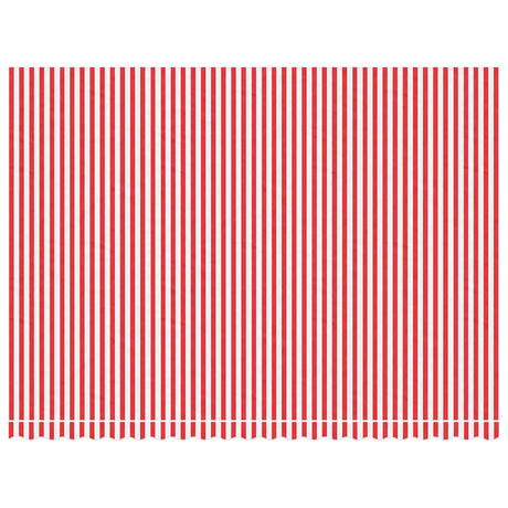 Vidaxx toile de remplacement pour auvent rayé 5x3,5 m rouge et blanc