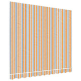 VidaXL Toile de remplacement pour auvent rayé 3x2,5 m multicolore