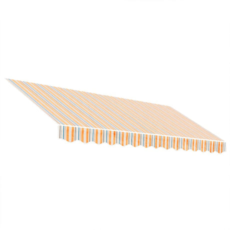Vidaxx toile de remplacement pour auvent rayé 3,5x2,5 m multicolore