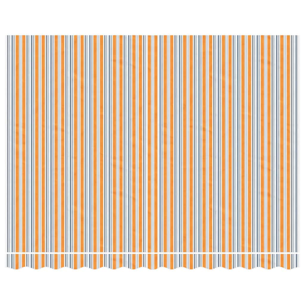 Vidaxx toile de remplacement pour auvent rayé 3,5x2,5 m multicolore