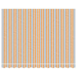 Vidaxx toile de remplacement pour auvent rayé 3,5x2,5 m multicolore