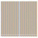 Vidaxx toile de remplacement pour auvent rayé 4x3,5 m multicolore