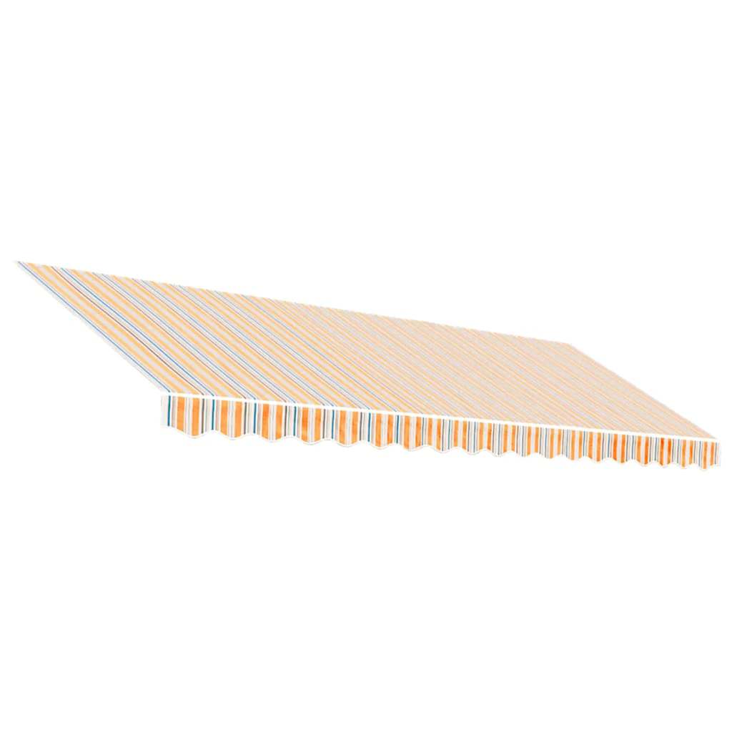 Vidaxx toile de remplacement pour auvent rayé 4,5x3 m multicolore