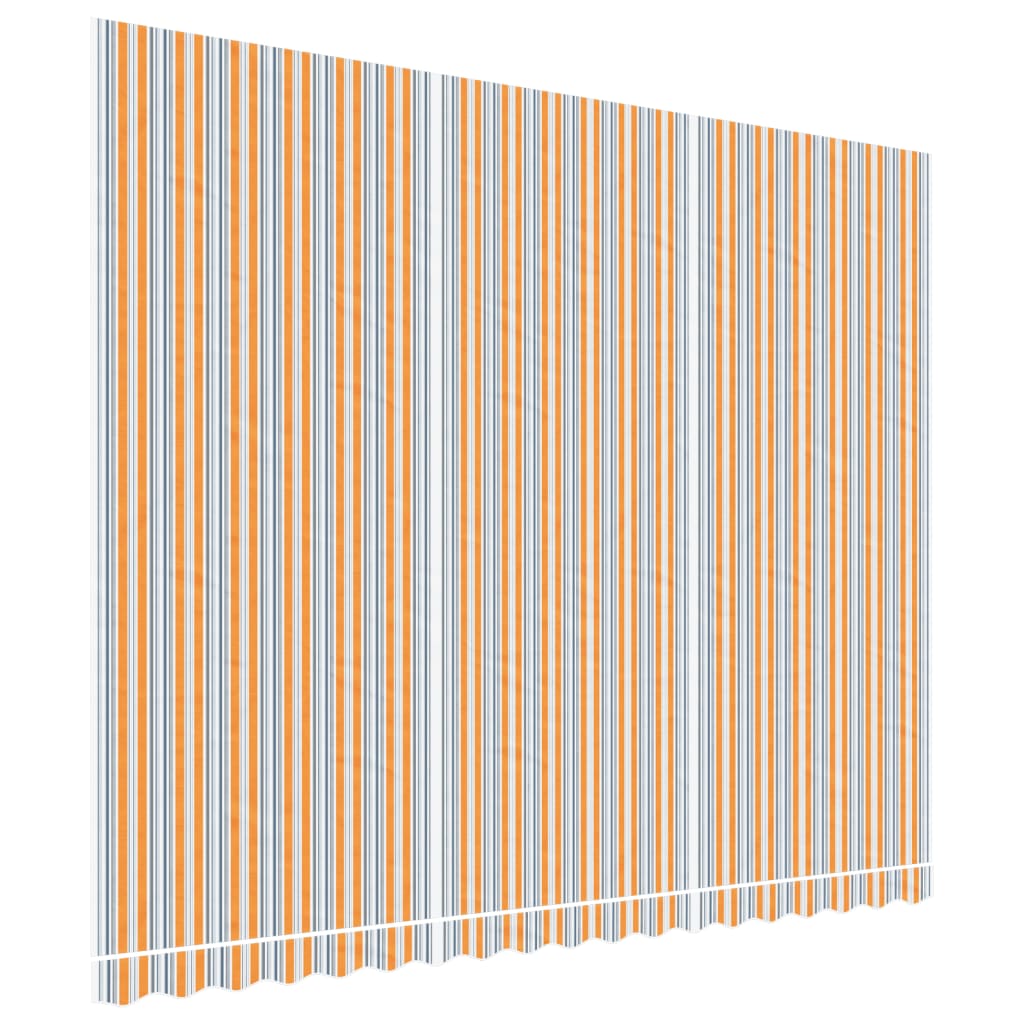 Vidaxx toile de remplacement pour auvent rayé 4,5x3,5 m multicolore