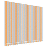 Vidaxx toile de remplacement pour auvent rayé 4,5x3,5 m multicolore