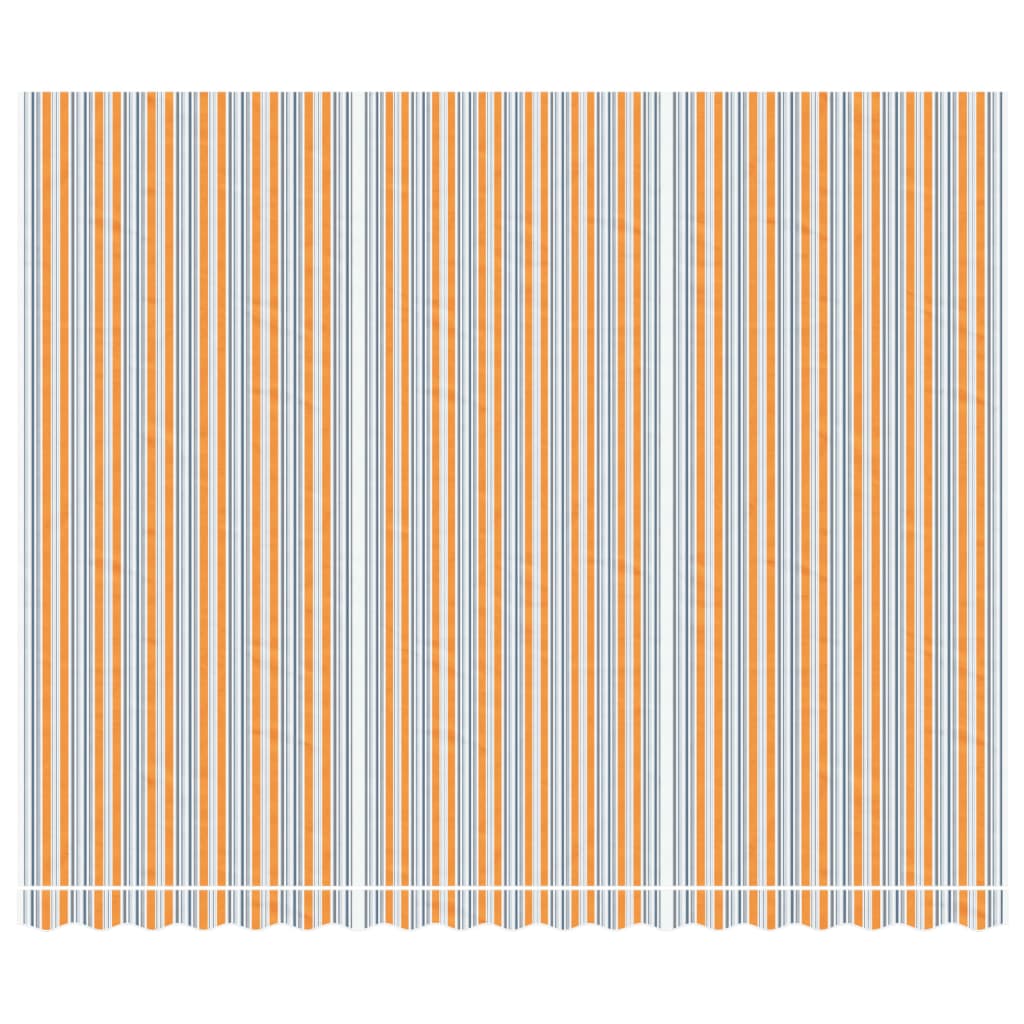 Vidaxx toile de remplacement pour auvent rayé 4,5x3,5 m multicolore