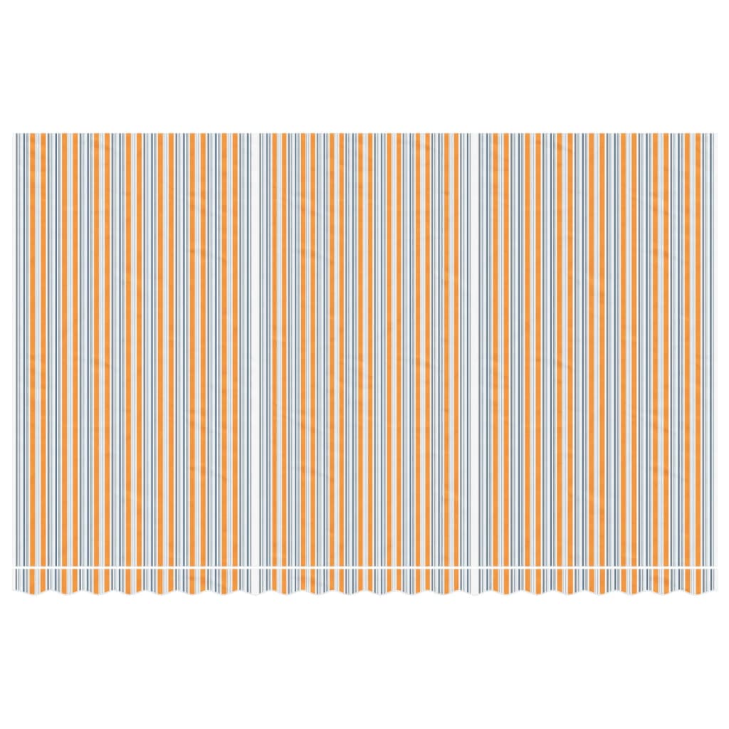Vidaxx toile de remplacement pour auvent rayé 5x3 m multicolore