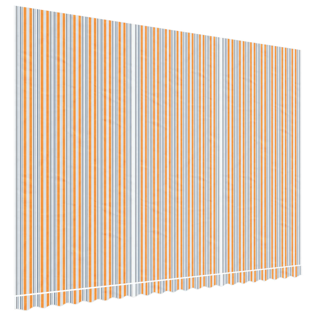Vidaxx toile de remplacement pour auvent rayé 5x3,5 m multicolore