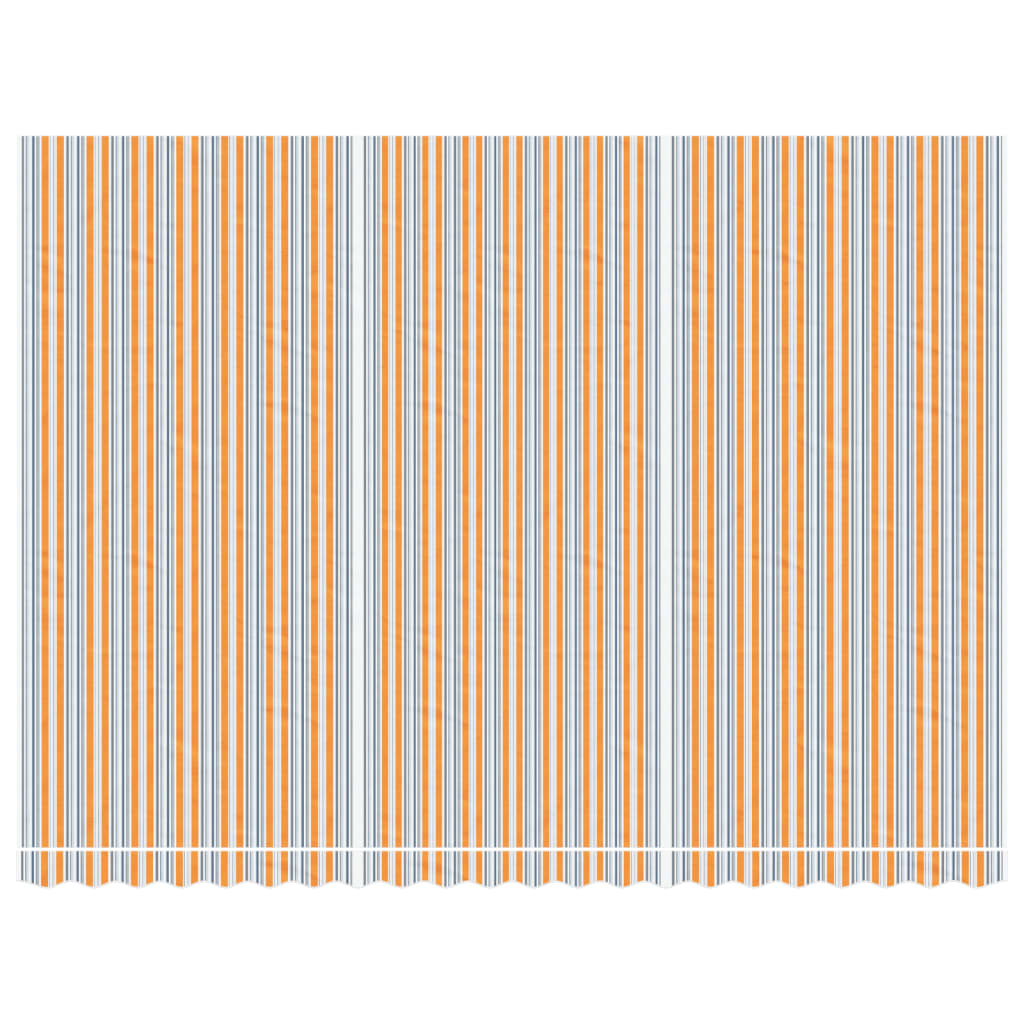 Vidaxx toile de remplacement pour auvent rayé 5x3,5 m multicolore