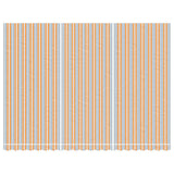 Vidaxx toile de remplacement pour auvent rayé 5x3,5 m multicolore