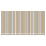 Vidaxx toile de remplacement pour auvent rayé 6x3 m multicolore
