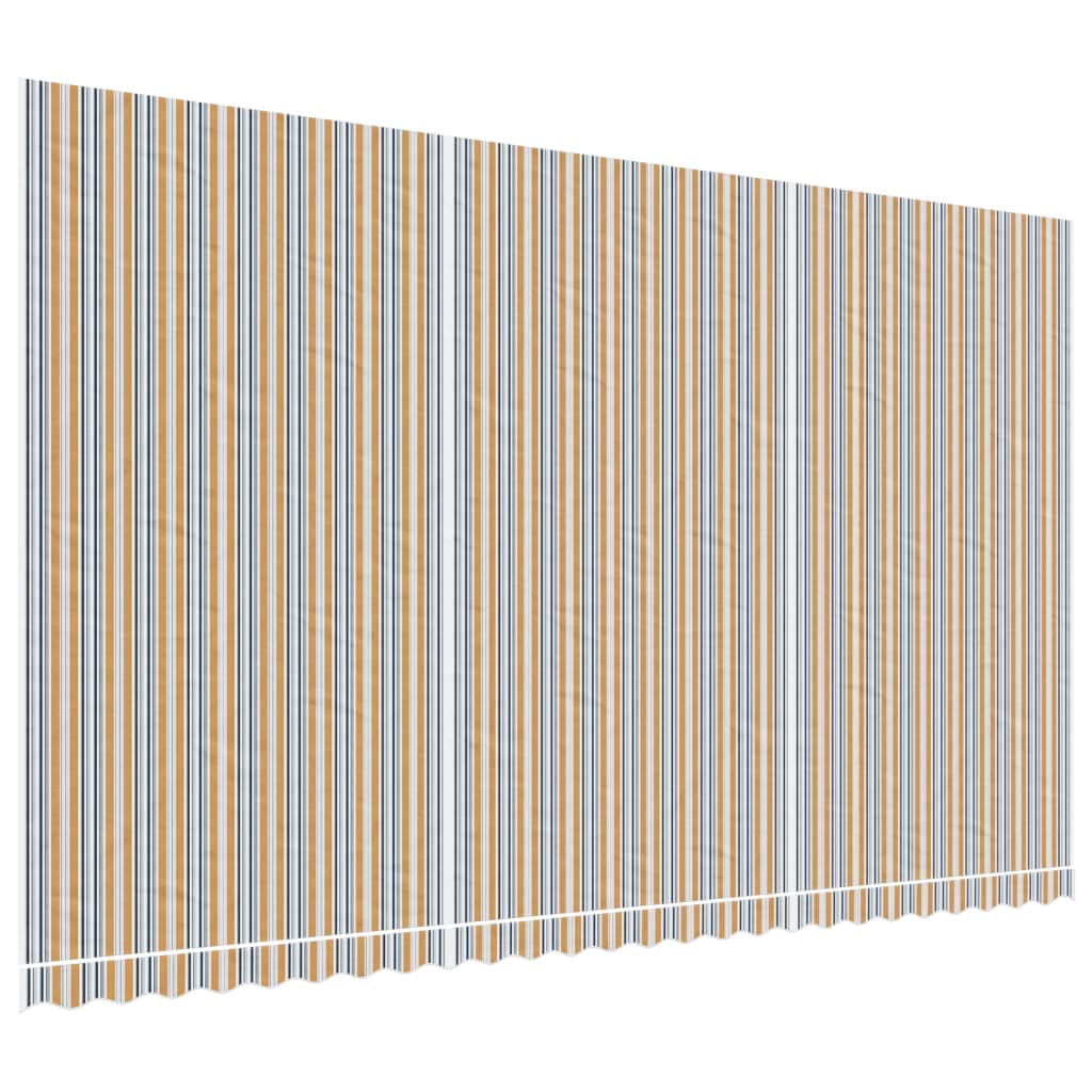 Vidaxx toile de remplacement pour auvent rayé 6x3,5 m multicolore