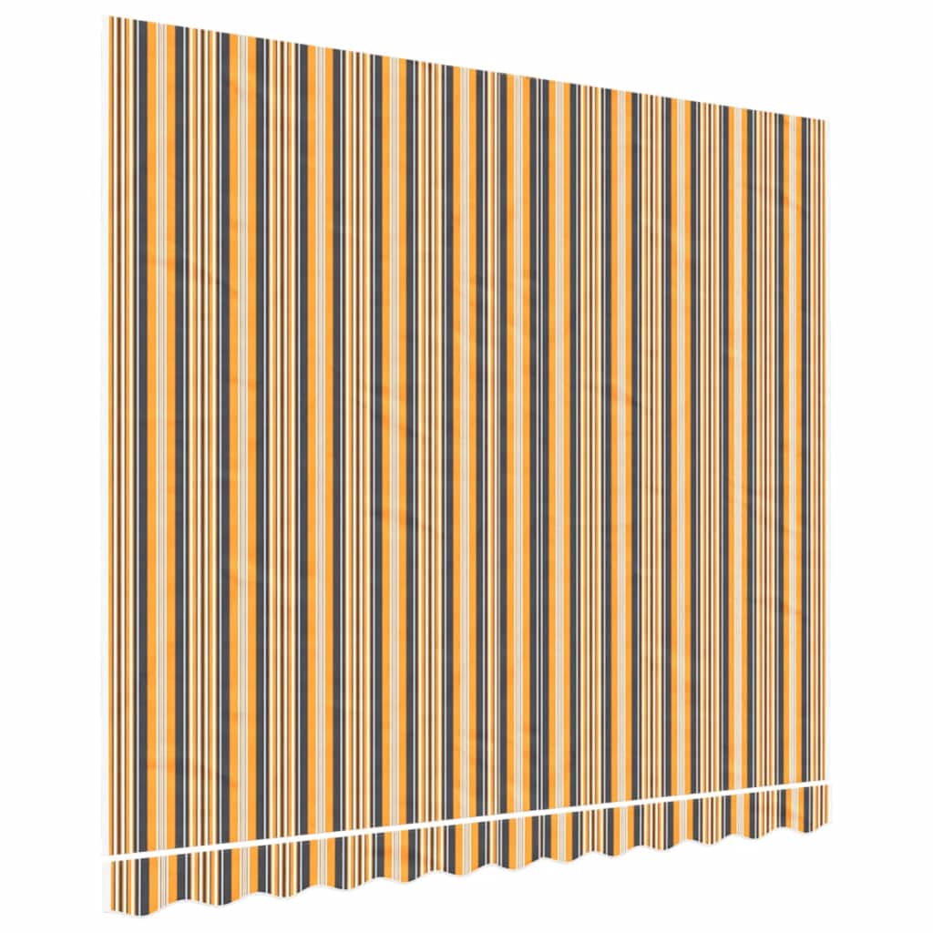 VidaXL Toile de remplacement pour auvent rayé 3x2,5 m multicolore