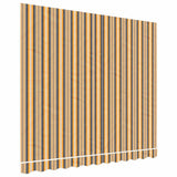 VidaXL Toile de remplacement pour auvent rayé 3x2,5 m multicolore