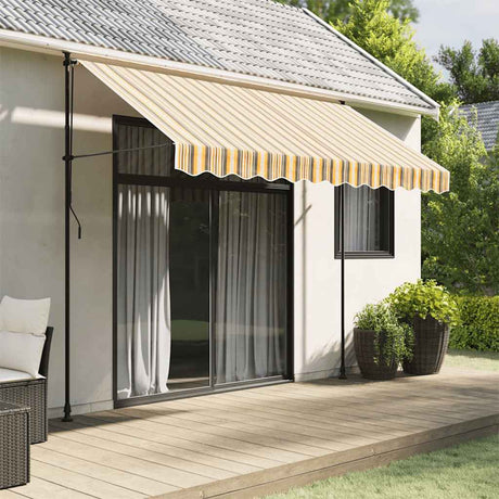VidaXL Toile de remplacement pour auvent rayé 3x2,5 m multicolore