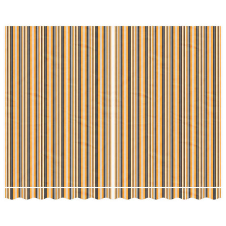 Vidaxx toile de remplacement pour auvent rayé 3,5x2,5 m multicolore