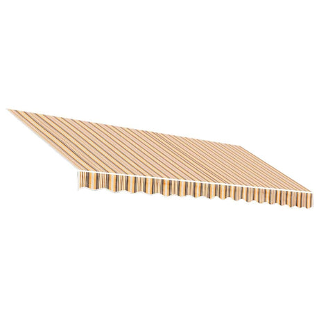 Vidaxx toile de remplacement pour auvent rayé 4x3,5 m multicolore