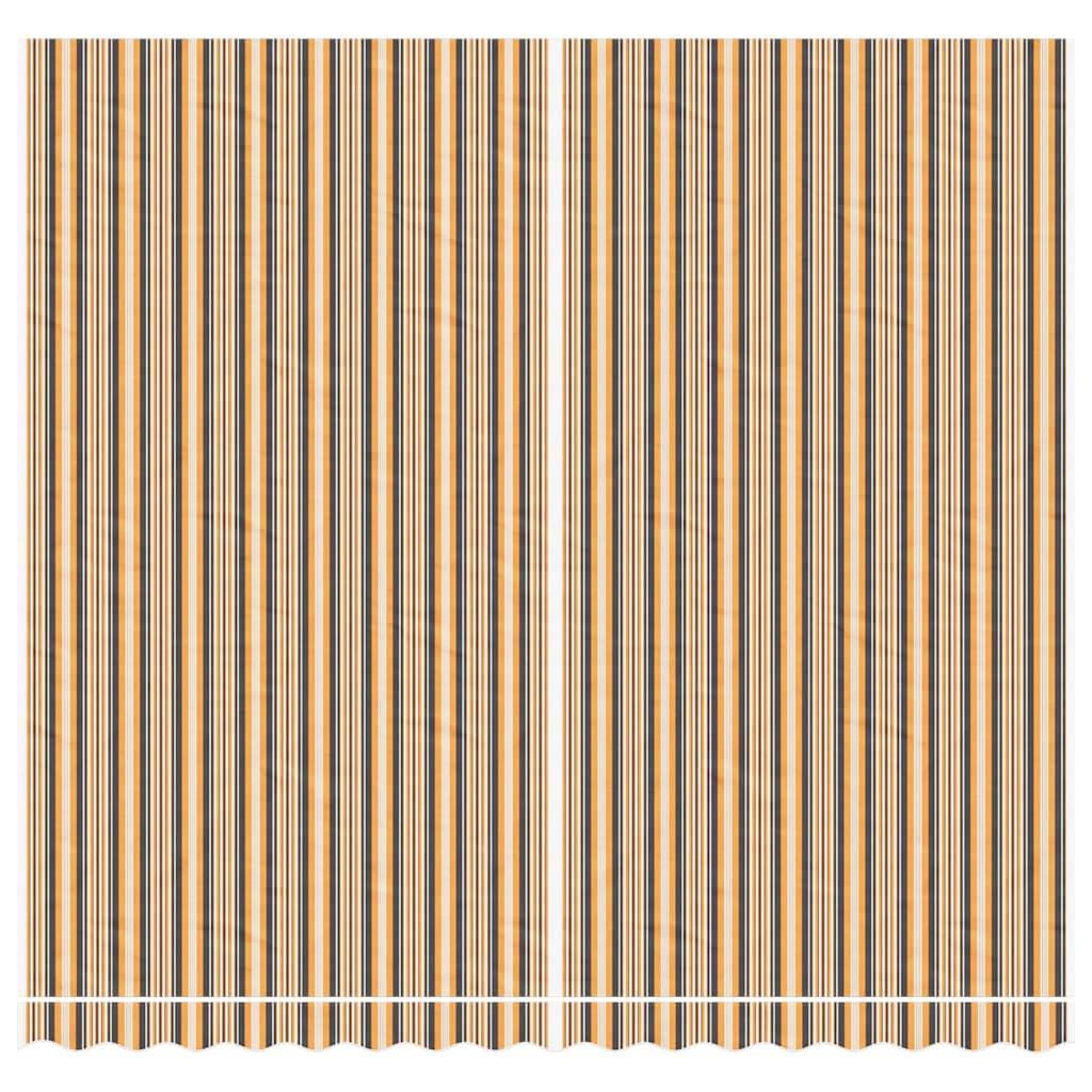 Vidaxx toile de remplacement pour auvent rayé 4x3,5 m multicolore