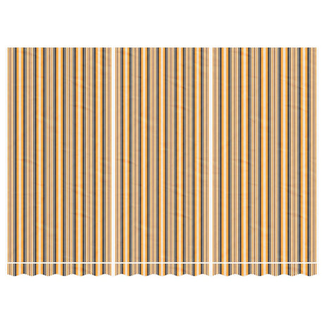 Vidaxx toile de remplacement pour auvent rayé 4,5x3 m multicolore