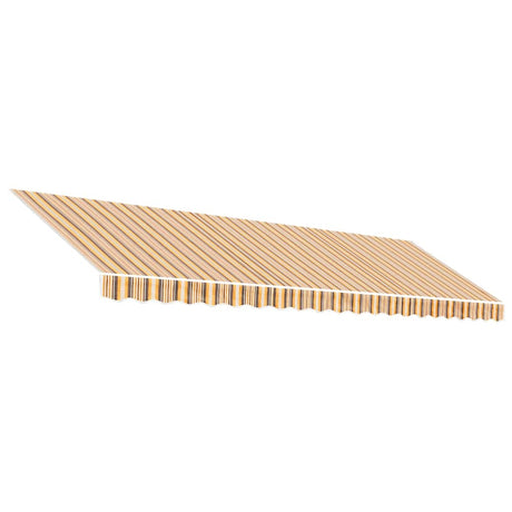 Vidaxx toile de remplacement pour auvent rayé 5x3,5 m multicolore