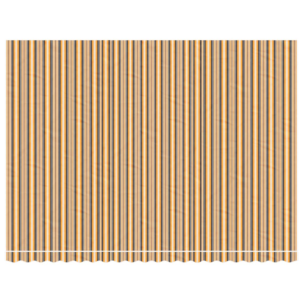 Vidaxx toile de remplacement pour auvent rayé 5x3,5 m multicolore
