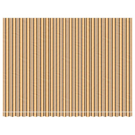 Vidaxx toile de remplacement pour auvent rayé 5x3,5 m multicolore