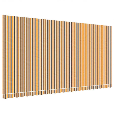 Vidaxx toile de remplacement pour auvent rayé 6x3 m multicolore