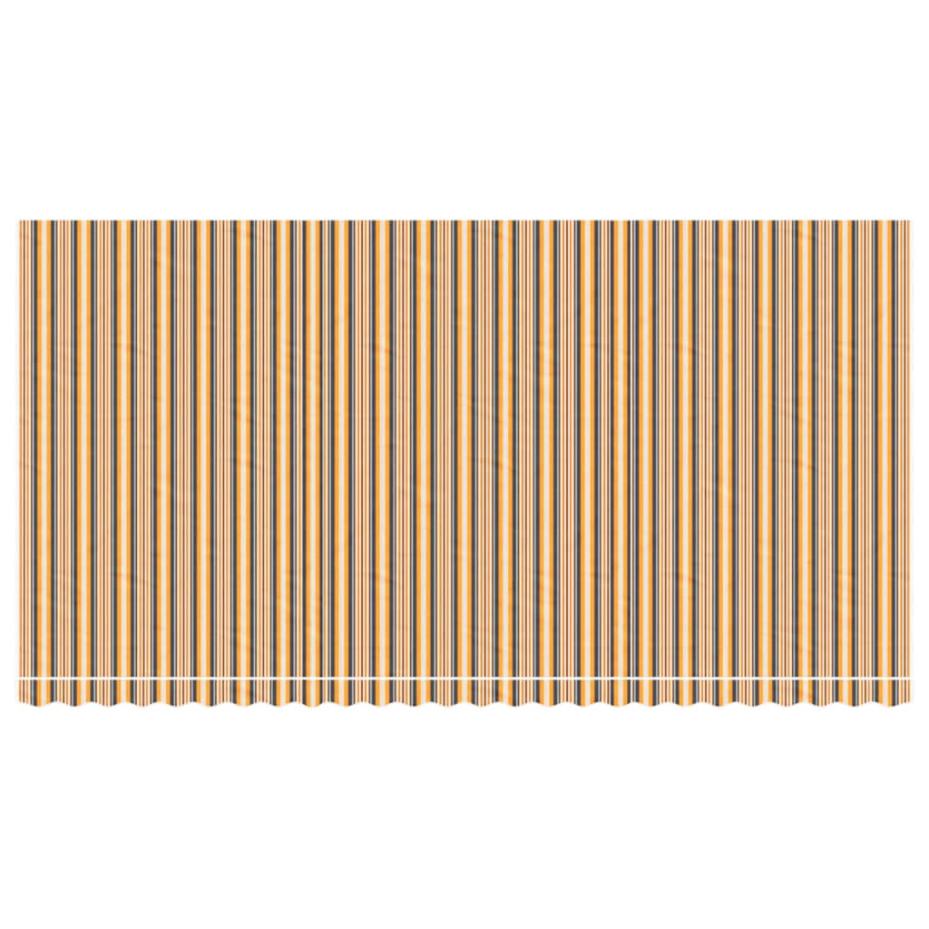 Vidaxx toile de remplacement pour auvent rayé 6x3 m multicolore