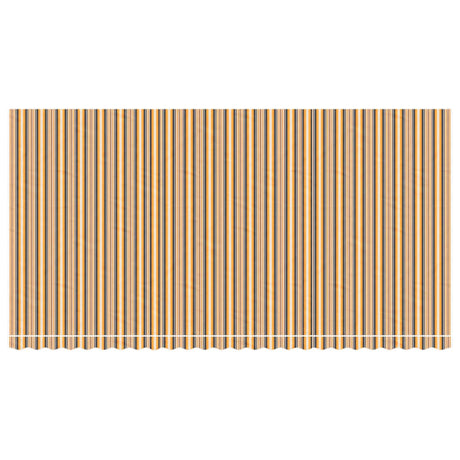 Vidaxx toile de remplacement pour auvent rayé 6x3 m multicolore