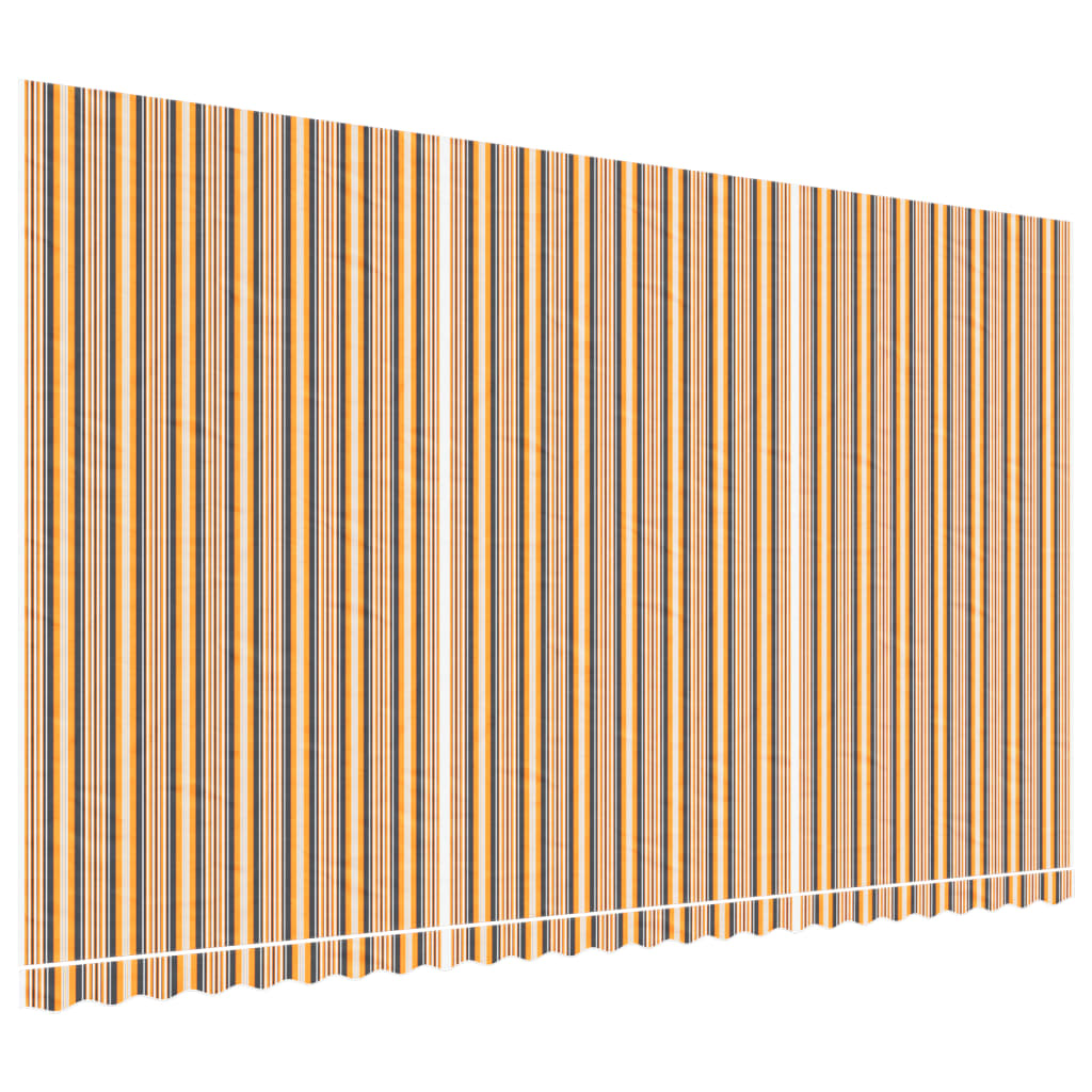 Vidaxx toile de remplacement pour auvent rayé 6x3,5 m multicolore