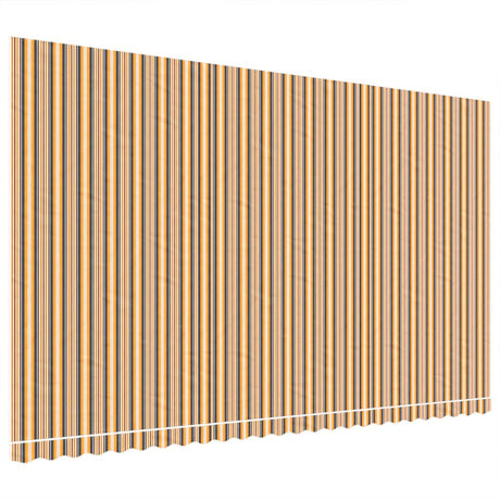 Vidaxx toile de remplacement pour auvent rayé 6x3,5 m multicolore