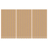 Vidaxx toile de remplacement pour auvent rayé 6x3,5 m multicolore