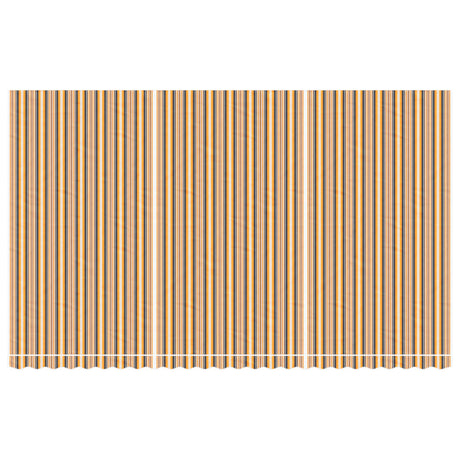 Vidaxx toile de remplacement pour auvent rayé 6x3,5 m multicolore