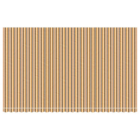 Vidaxx toile de remplacement pour auvent rayé 6x3,5 m multicolore