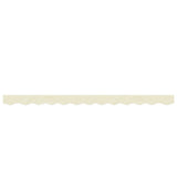 Vidaxl replacement cloth for awning skirt striped 3 m cream -colored