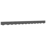 Vidaxx tissu de remplacement pour jupe d'auvent rayé 3 m anthracite