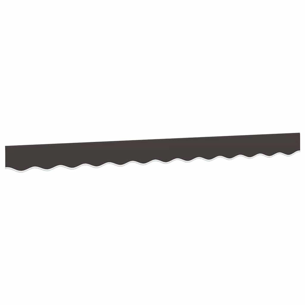 Vidaxx tissu de remplacement pour jupe d'auvent rayé 3 m anthracite